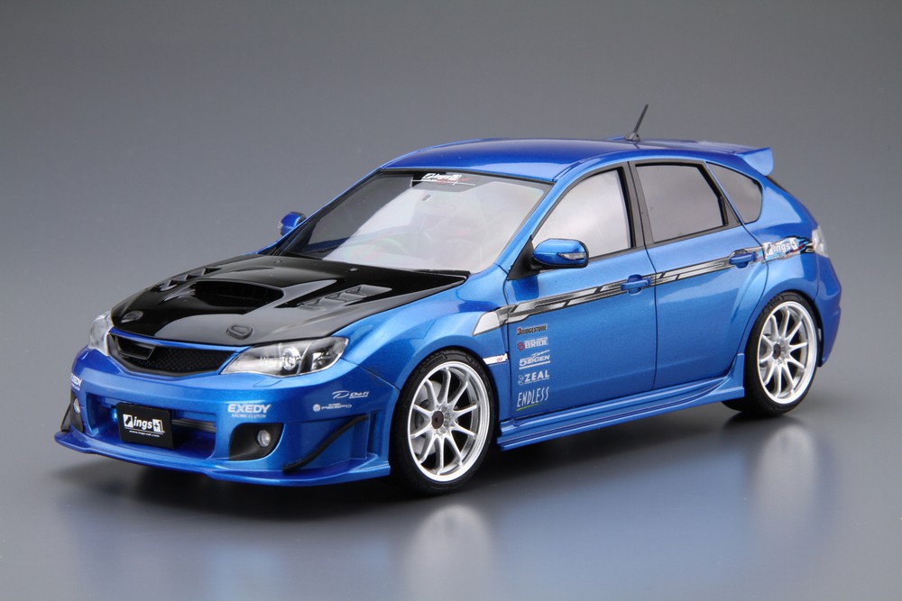 【低価2024】スバル インプレッサ WRX STI GV (2010.1-) DAMD フロントアンダースポイラー／／カーボン ダムド エアロ フロントスポイラー エアロパーツ