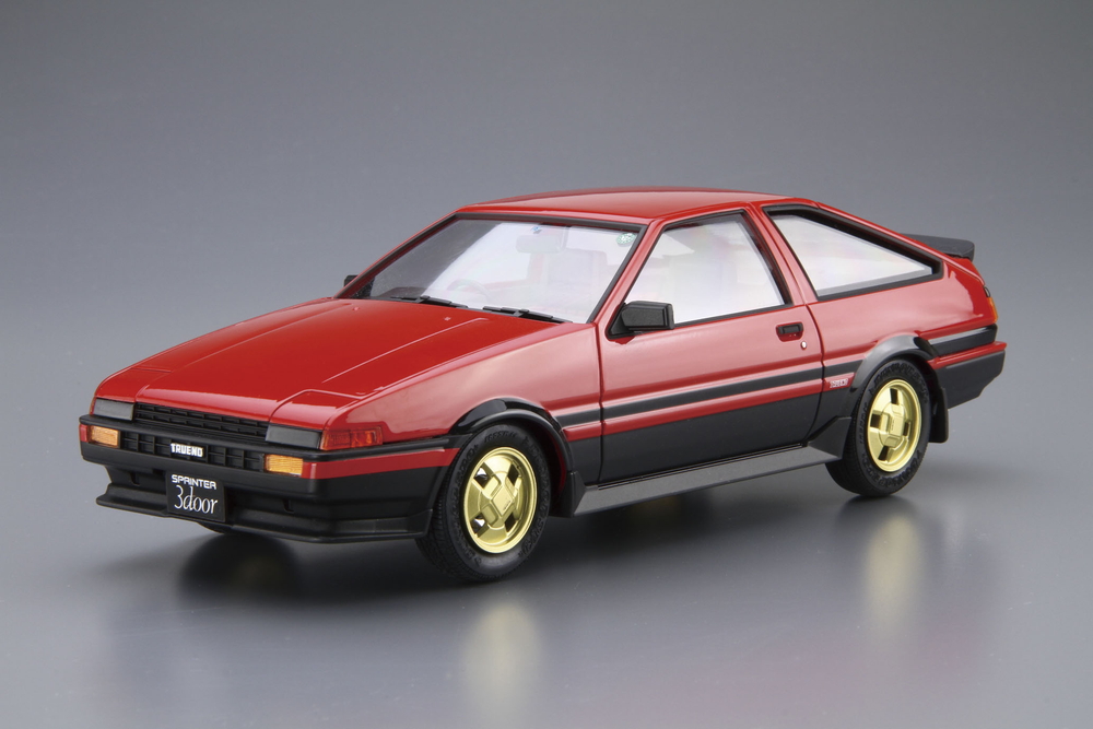 1/24 トヨタ AE86 スプリンタートレノGT-APEX '84 - AOSHIMA SCALE 