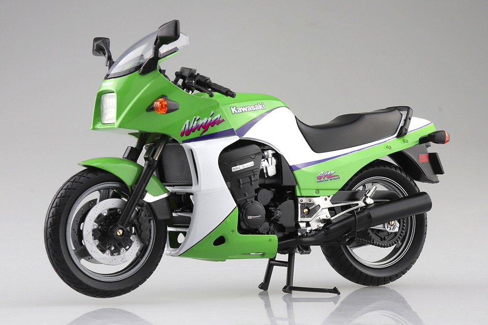 Kawasaki Gpz900r ライムグリーン Aoshima Scale Model Lineup