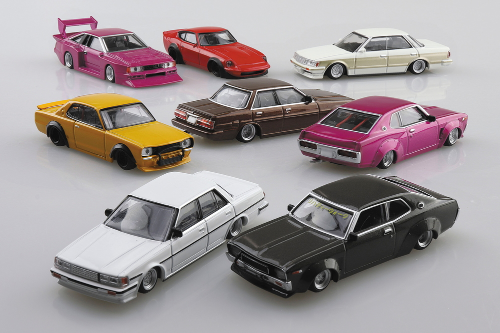 1/64 ダイキャストミニカーグラチャンコレクション Part.13(12個入BOX) - AOSHIMA SCALE MODEL LINEUP