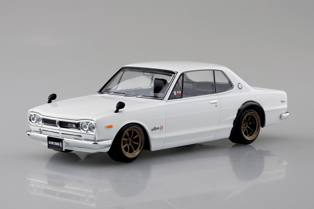 ニッサン スカイライン 2000GT-R カスタムホイール(ホワイト) - AOSHIMA SCALE MODEL LINEUP