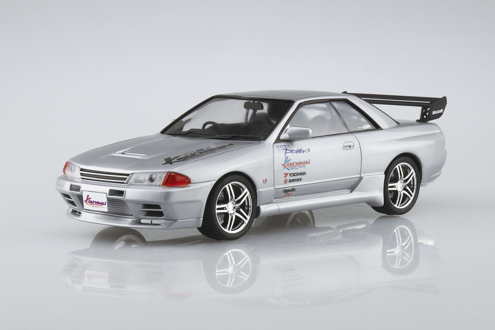 アオシマニッサン スカイライン GT-R R32 HKSカンサイ完成品-