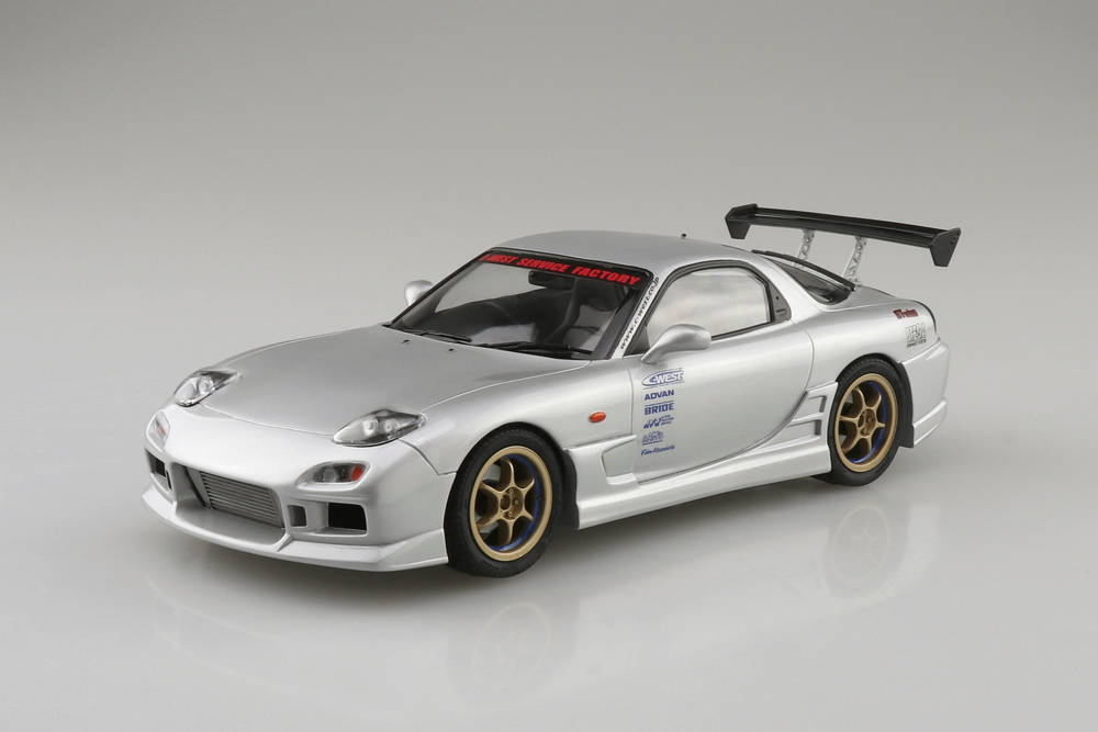 マツダ FD3S RX-7 \'99 アオシマ 1/24 プラモデル完成品 fkip.unmul.ac.id