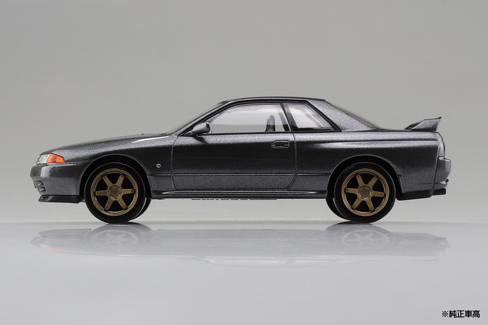 ニッサン R32 スカイラインGT-R カスタムホイール(ブラックパールメタリック) - AOSHIMA SCALE MODEL LINEUP