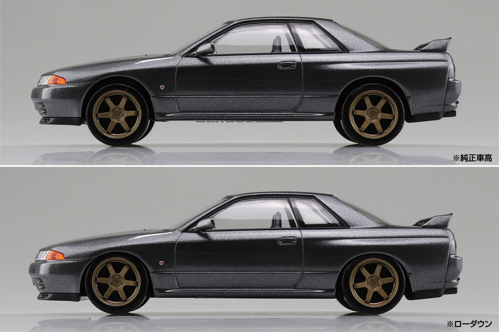 ニッサン R32 スカイラインGT-R カスタムホイール(ブラックパールメタリック) - AOSHIMA SCALE MODEL LINEUP