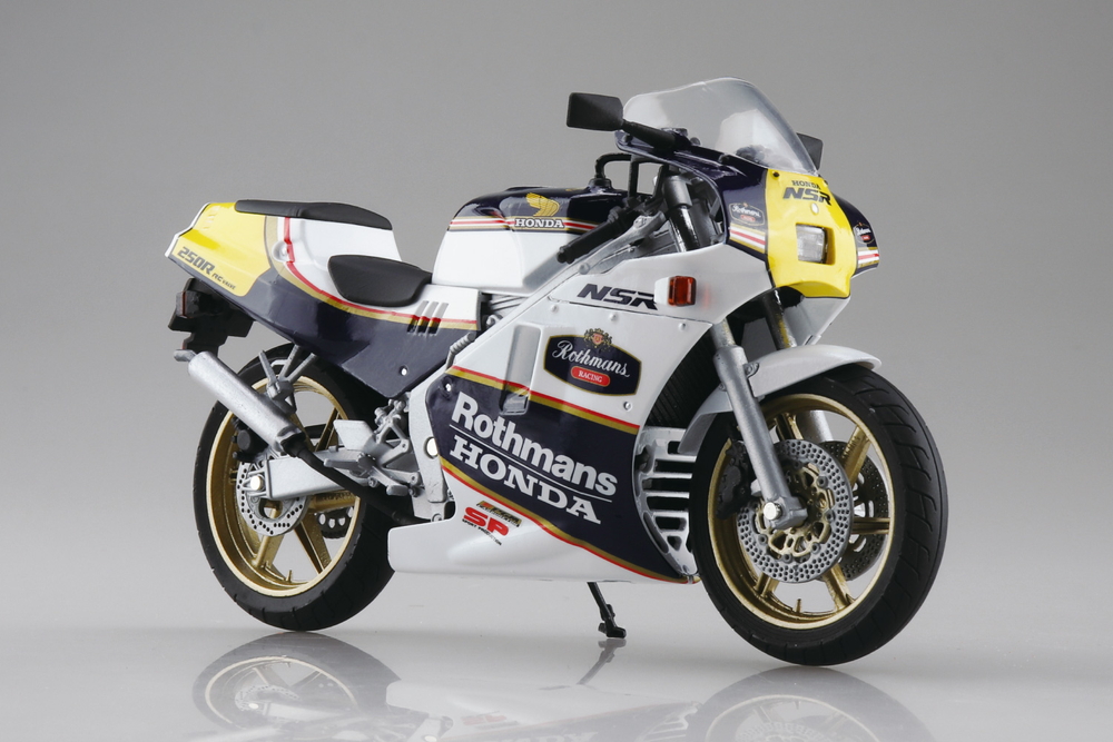 Honda NSR250R SP '88 セイシェルナイトブルー/ホワイト - AOSHIMA SCALE MODEL LINEUP