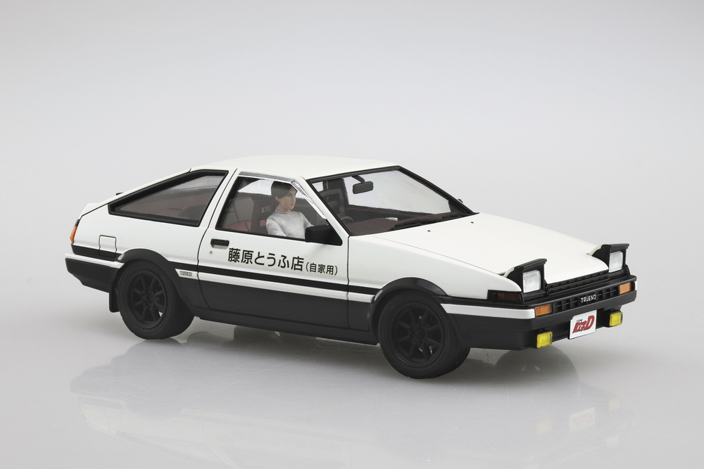 藤原とうふ店　AE86 藤原拓海　フィギュア　セット 藤原拓海 AE86トレノ プロジェクトD仕様 ドライバーフィギュア付