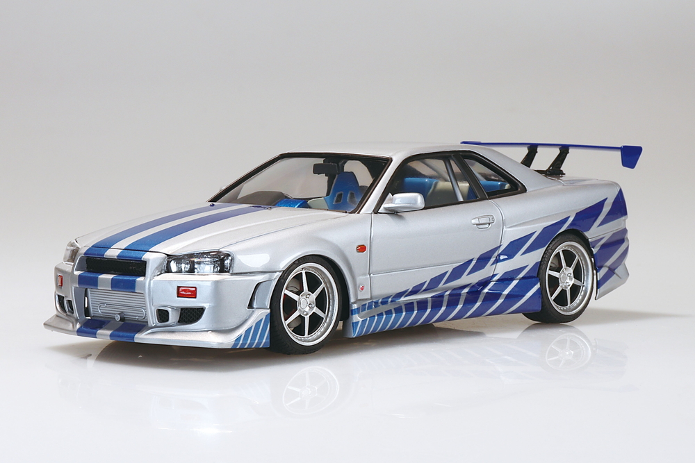 1/24 ワイルド・スピード R34 スカイライン GT-R - AOSHIMA
