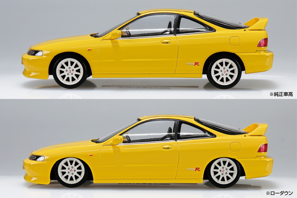 DC2様 ホンダ DC2インテグラ タイプR(サンライトイエロー) - AOSHIMA SCALE