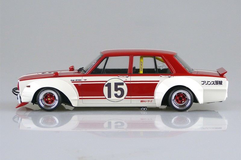 シャコタンコヤジ公認 ハコスカ4Dr. - AOSHIMA SCALE MODEL LINEUP