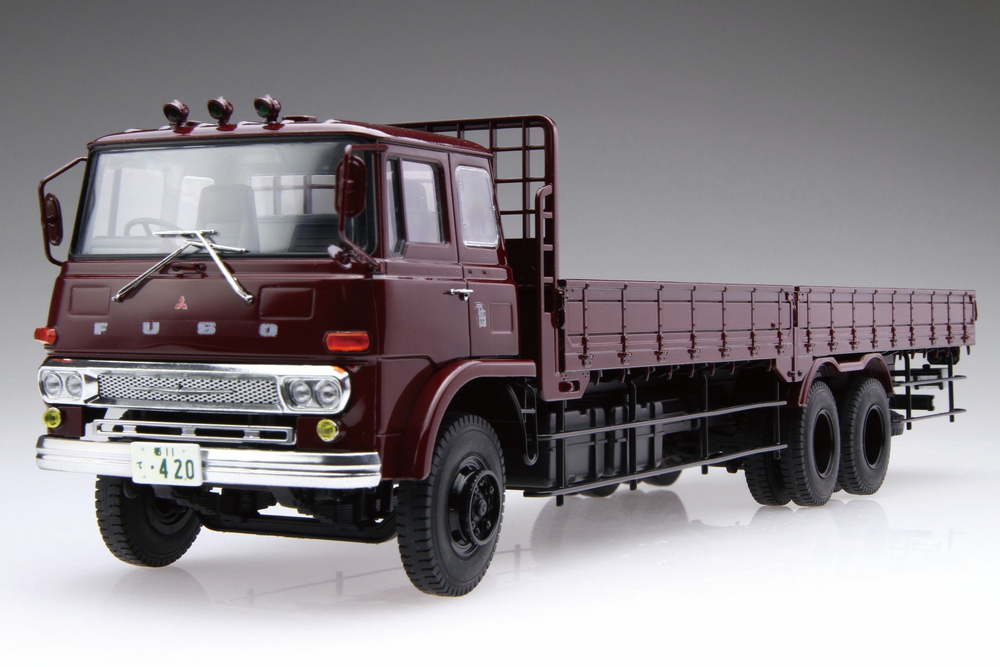 デコトラ‼️1/32 T951冷凍車★完成品 1/32 三菱ふそう T951 後期型 平ボデー - AOSHIMA SCALE MODEL LINEUP