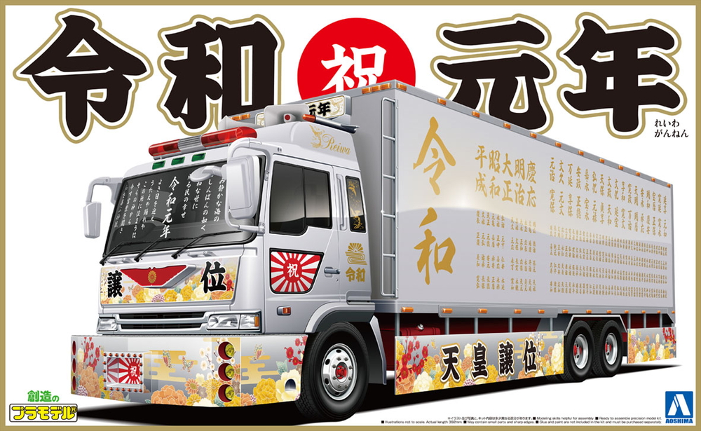 令和元年 大型冷凍車 Aoshima Scale Model Lineup