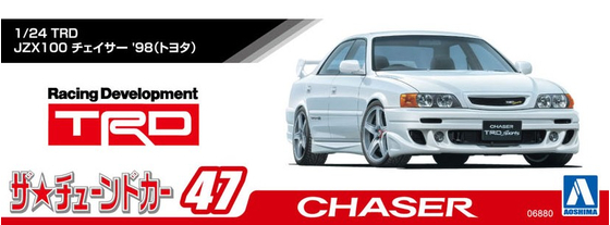 1/24 TRD JZX100 チェイサー '98 (トヨタ) - AOSHIMA SCALE MODEL LINEUP