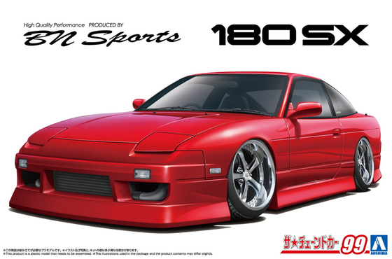 ラジコンボディ 180sx BNスポーツフルエアロ ラジコンボディ 180sx BN